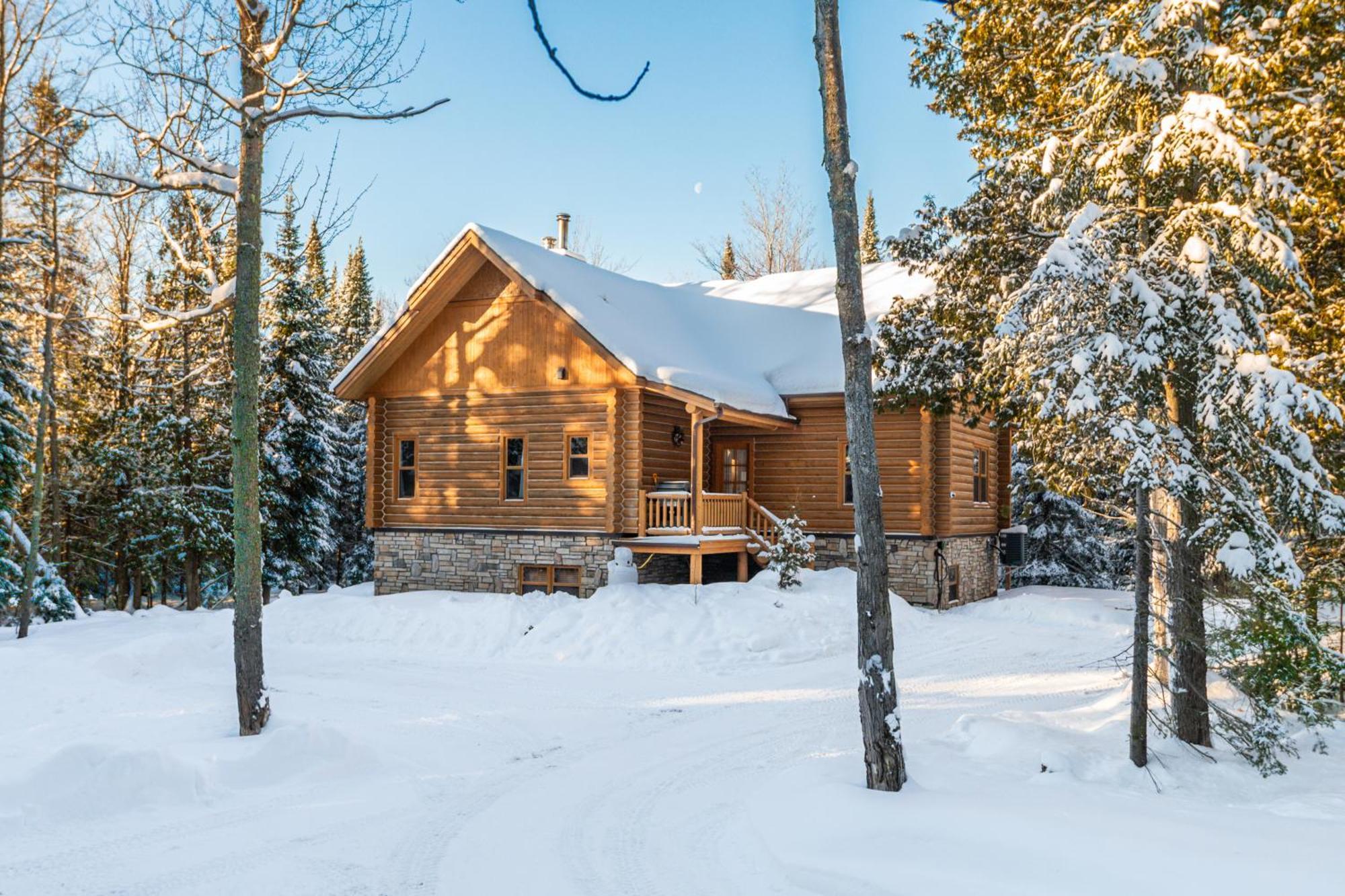 Fiddler Lake Resort Chalet 53 Cerf Mille-Isles Dış mekan fotoğraf