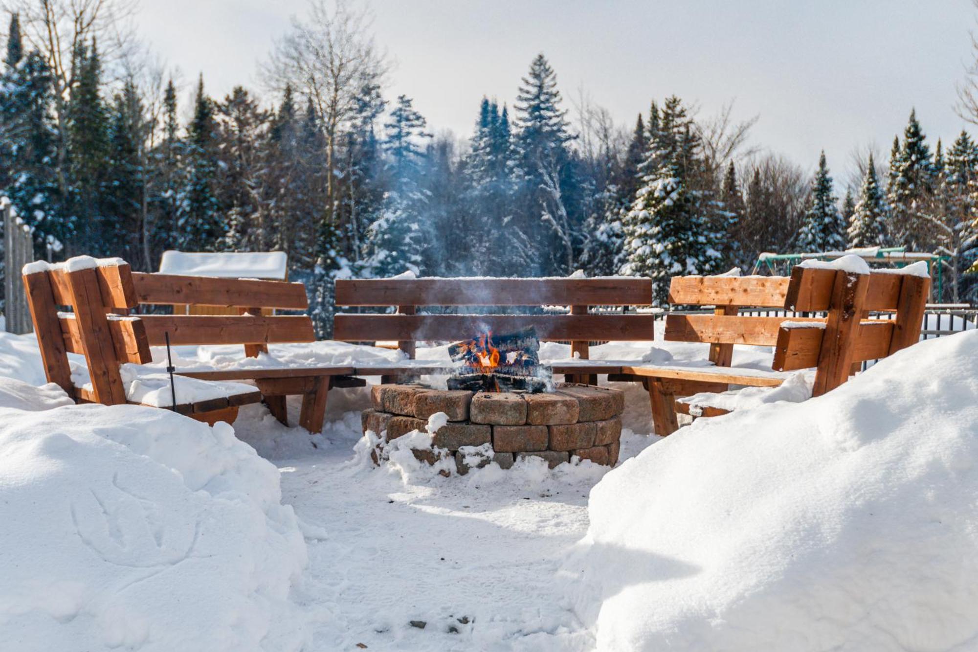 Fiddler Lake Resort Chalet 53 Cerf Mille-Isles Dış mekan fotoğraf